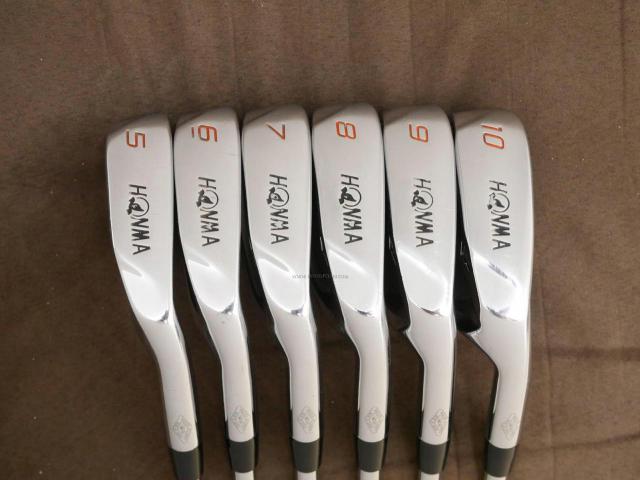 Iron set : Honma : ชุดเหล็ก Honma Beres MG802 (หน้าเด้ง) มีเหล็ก 5-10 (6 ชิ้น) ก้านเหล็ก NS Pro 950 Flex S