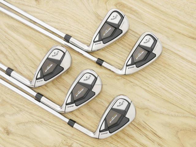 Iron set : Callaway : ชุดเหล็ก Callaway Rogue ST Max (ออกปี 2022 ตีง่าย ไกลมาก) มีเหล็ก 6-Pw (5 ชิ้น) ก้านเหล็ก Dynamic Gold 95 S200