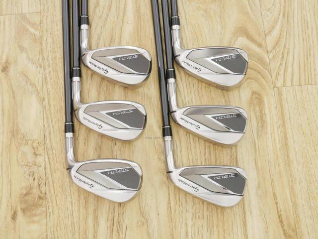 Iron set : Taylormade : ชุดเหล็ก Taylormade Stealth (ออกปี 2022 Japan Spec.) มีเหล็ก 6-Pw,Aw (6 ชิ้น) ก้านกราไฟต์ Mitsubishi Tensei TM60 Flex S