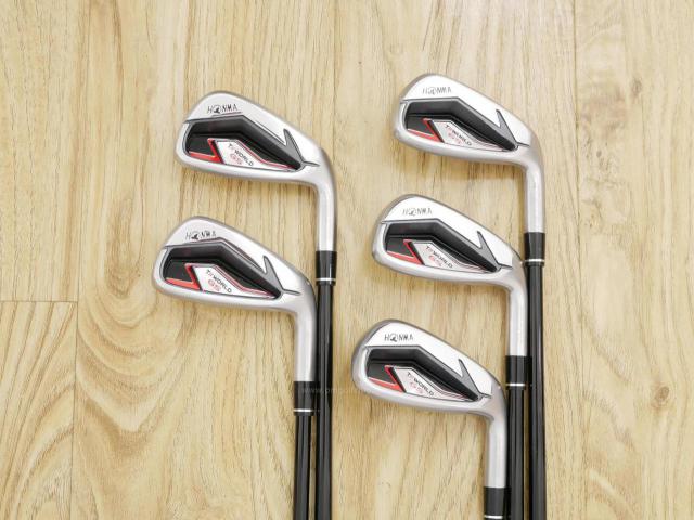 Iron set : Honma : ชุดเหล็ก Honma Tour World GS (ออกปี 2021 ใบใหญ่ ตีง่าย ไกล) มีเหล็ก 6-10 (5 ชิ้น) ก้านกราไฟต์ Honma Speedtuned 48 Flex SR