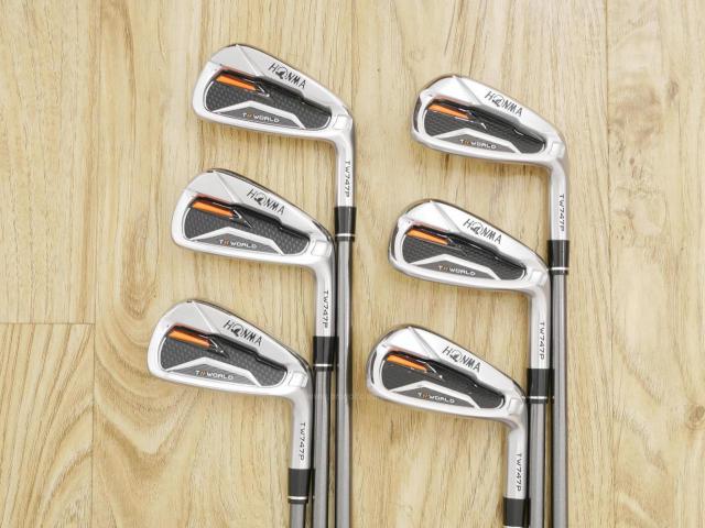 Iron set : Honma : ชุดเหล็ก Honma Tour World TW747P (รุ่นปี 2019) มีเหล็ก 5-10 (6 ชิ้น) ก้านกราไฟต์ Honma Vizard 50 Flex R