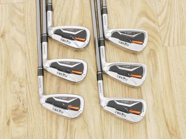 Iron set : Honma : ชุดเหล็ก Honma Tour World TW747P (รุ่นปี 2019) มีเหล็ก 5-10 (6 ชิ้น) ก้านกราไฟต์ Honma Vizard 50 Flex R