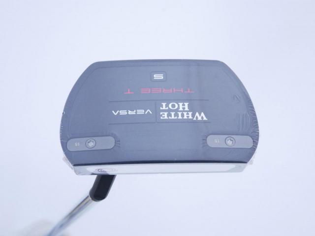 Putter : All : **ของใหม่ ยังไม่แกะพลาสติก** พัตเตอร์ Odyssey White Hot VERSA THREE T S (ออกปี 2023) ก้าน Stroke LAB ยาว 33 นิ้ว