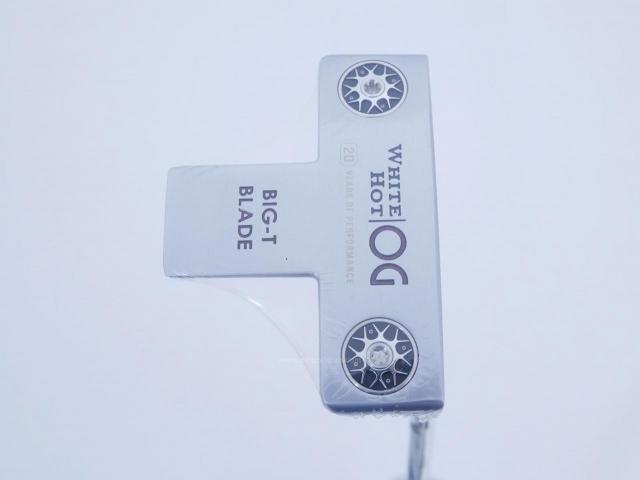 Putter : All : **ของใหม่ ยังไม่แกะพลาสติก** พัตเตอร์ Odyssey White Hot OG BIG-T BLADE ก้าน Stroke LAB ยาว 34 นิ้ว