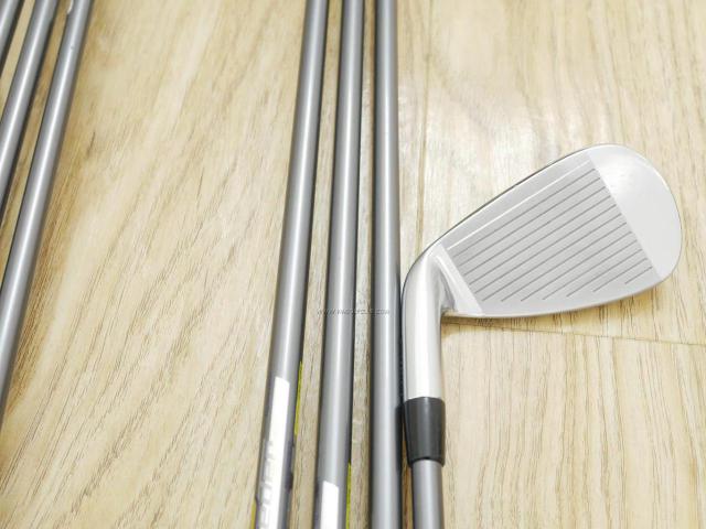 Iron set : Bridgestone : ชุดเหล็ก Bridgestone Tour B JGR HF1 Forged (รุ่นปี 2018 ตีไกลกว่าปกติ 2 เบอร์) มีเหล็ก 5-P1,P2 (7 ชิ้น) ก้านกราไฟต์ Fujikura Air Speeder (R)