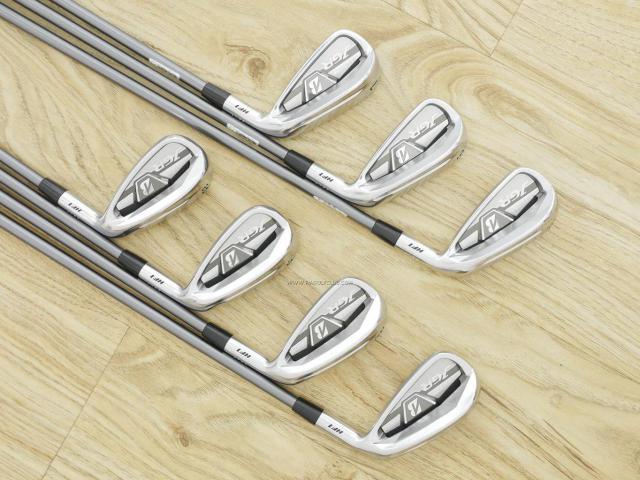 Iron set : Bridgestone : ชุดเหล็ก Bridgestone Tour B JGR HF1 Forged (รุ่นปี 2018 ตีไกลกว่าปกติ 2 เบอร์) มีเหล็ก 5-P1,P2 (7 ชิ้น) ก้านกราไฟต์ Fujikura Air Speeder (R)