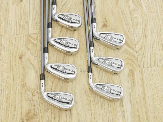 Iron set : Bridgestone : ชุดเหล็ก Bridgestone Tour B JGR HF1 Forged (รุ่นปี 2018 ตีไกลกว่าปกติ 2 เบอร์) มีเหล็ก 5-P1,P2 (7 ชิ้น) ก้านกราไฟต์ Fujikura Air Speeder (R)