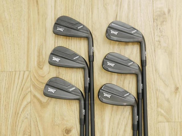 Iron set : PXG : ชุดเหล็ก PXG 0211 XCOR 2 Xtreme Dark (รุ่นปี 2023 หน้าเด้ง ตีไกลมากๆ) มีเหล็ก 5-Pw (6 ชิ้น) ก้านกราไฟต์ Mitsubishi MMT 70 Flex R