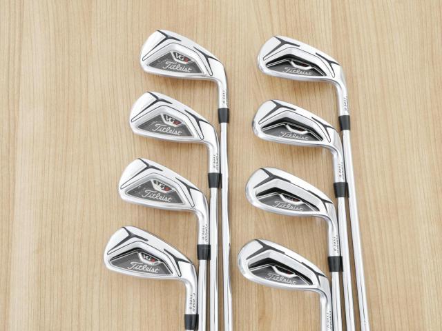 Iron set : Titleist : ชุดเหล็ก Titleist VG3 Type D Forged (รุ่นปี 2019 Japan Spec. ตีง่ายและไกลที่สุดของ Titleist) มีเหล็ก 5-Pw,Aw,As (8 ชิ้น) ก้านเหล็ก NS Pro Zelos 8 Flex S