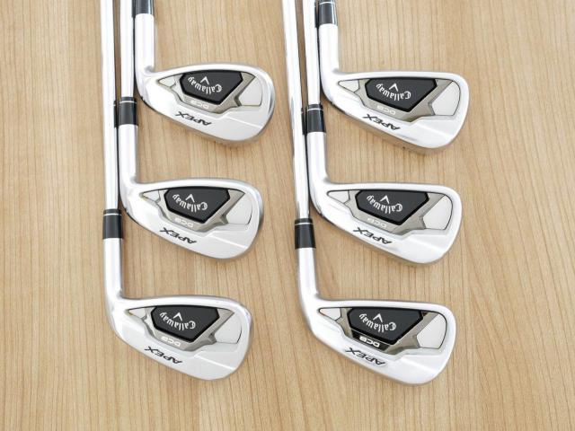 Iron set : Callaway : ชุดเหล็ก Callaway APEX DCB Forged (ปี 2022) มีเหล็ก 5-Pw (6 ชิ้น) ก้านเหล็ก NS Pro ZELOS 7 Flex S