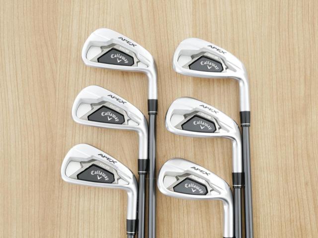 Iron set : Callaway : ชุดเหล็ก Callaway APEX DCB Forged (ปี 2022) มีเหล็ก 5-Pw (6 ชิ้น) ก้านกราไฟต์ Mitsubishi Diamana 55 Flex R