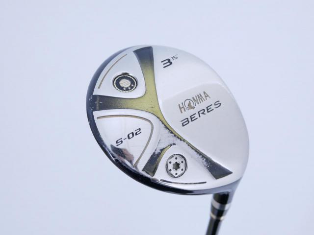 Fairway Wood : Honma : **ก้าน 3 ดาว** หัวไม้ 3 Honma Beres S-02 Loft 15 ก้าน ARMRQ 6 (49) Flex R (3 ดาว)