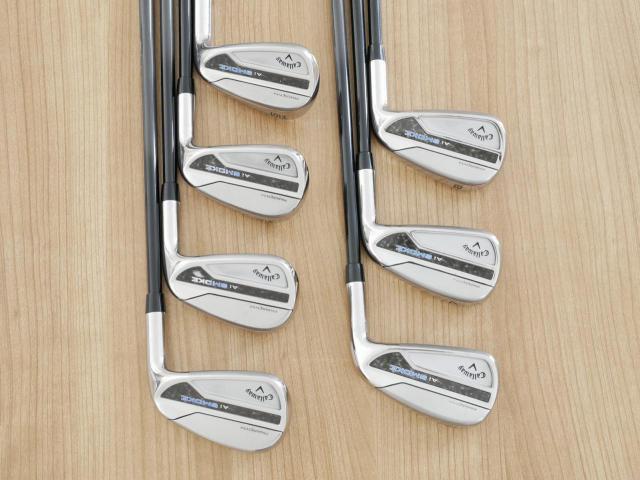 Iron set : Callaway : ชุดเหล็ก Callaway Paradym Ai Smoke (รุ่นล่าสุด ออกปี 2024 ตีง่ายมาก ไกล Japan Spec.) มีเหล็ก 6-Pw,Aw,Sw (7 ชิ้น) ก้านกราไฟต์ Fujikura TENSEI 50 Flex R