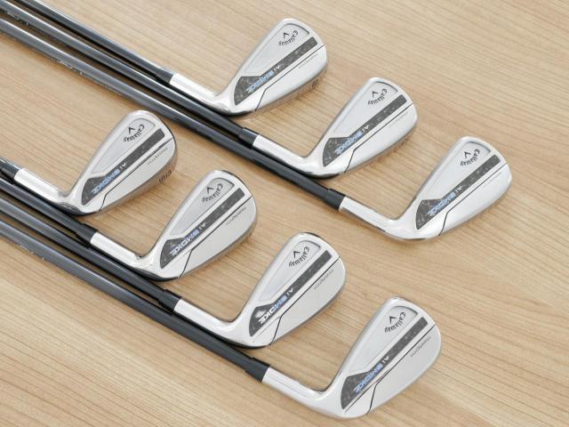 Iron set : Callaway : ชุดเหล็ก Callaway Paradym Ai Smoke (รุ่นล่าสุด ออกปี 2024 ตีง่ายมาก ไกล Japan Spec.) มีเหล็ก 6-Pw,Aw,Sw (7 ชิ้น) ก้านกราไฟต์ Fujikura TENSEI 50 Flex R