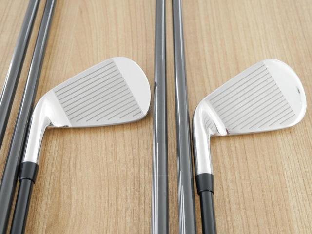 Iron set : Callaway : ชุดเหล็ก Callaway Paradym Ai Smoke (รุ่นล่าสุด ออกปี 2024 ตีง่ายมาก ไกล Japan Spec.) มีเหล็ก 6-Pw,Aw,Sw (7 ชิ้น) ก้านกราไฟต์ Fujikura TENSEI 50 Flex R