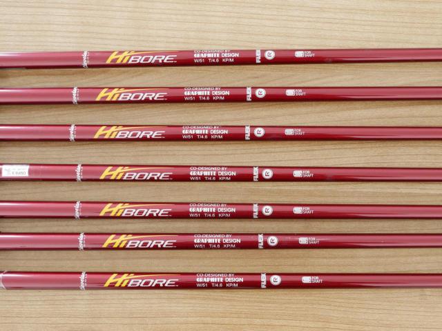 Iron set : Other Brand : ชุดเหล็กกระเทย Cleveland Hi-Bore (ตีง่ายมากๆ) มีเหล็ก 4-Pw (7 ชิ้น) ก้านกราไฟต์ Flex R