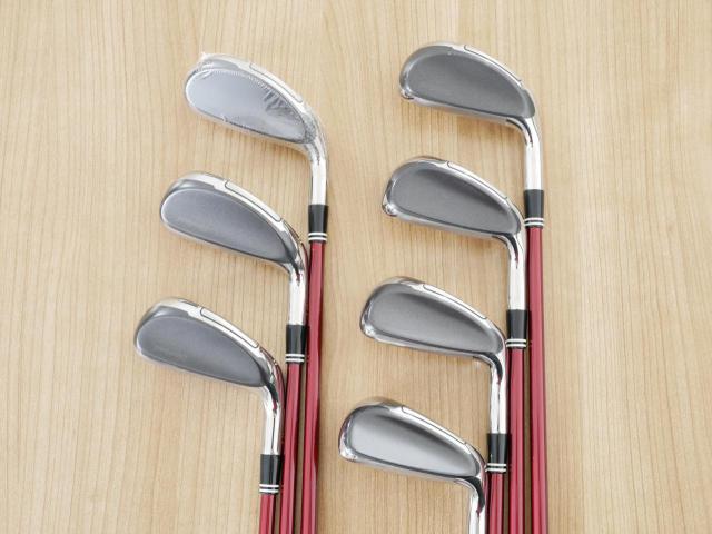 Iron set : Other Brand : ชุดเหล็กกระเทย Cleveland Hi-Bore (ตีง่ายมากๆ) มีเหล็ก 4-Pw (7 ชิ้น) ก้านกราไฟต์ Flex R