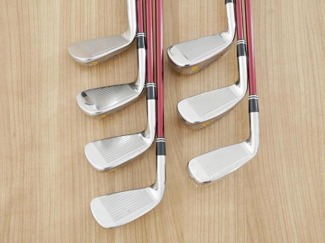 Iron set : Other Brand : ชุดเหล็กกระเทย Cleveland Hi-Bore (ตีง่ายมากๆ) มีเหล็ก 4-Pw (7 ชิ้น) ก้านกราไฟต์ Flex R