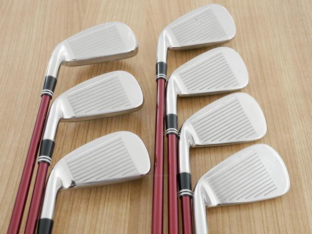 Iron set : Other Brand : ชุดเหล็กกระเทย Cleveland Hi-Bore (ตีง่ายมากๆ) มีเหล็ก 4-Pw (7 ชิ้น) ก้านกราไฟต์ Flex R