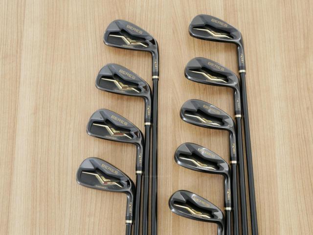 Iron set : Honma : ชุดเหล็ก Honma Beres Black Forged (ออกปี 2022 สวยมากๆ) มีเหล็ก 5-11,Aw,Sw (9 ชิ้น เทียบเท่า 4-Pw,Aw,Sw) ก้าน ARMRQ MX Flex R