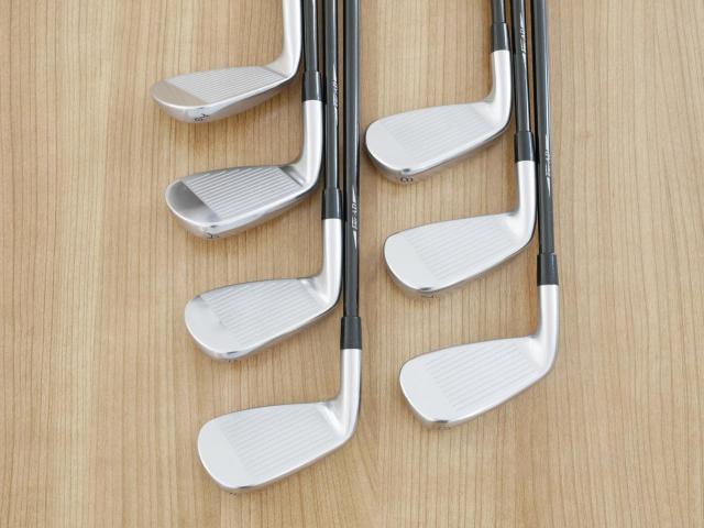 Iron set : PRGR : ชุดเหล็กกระเทย PRGR Egg PF Forged (รุ่นปี 2019 ตีง่ายและไกลมากๆ โกงสุดๆ) มีเหล็ก 6-Pw,Aw,As (7 ชิ้น) ก้านกราไฟต์ Tour AD 85 Flex R