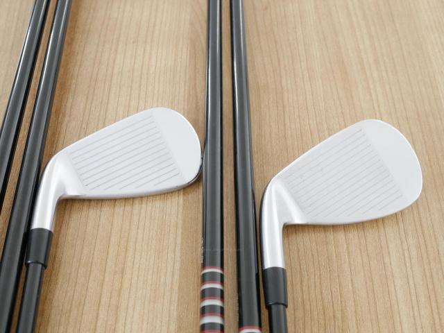 Iron set : PRGR : ชุดเหล็กกระเทย PRGR Egg PF Forged (รุ่นปี 2019 ตีง่ายและไกลมากๆ โกงสุดๆ) มีเหล็ก 6-Pw,Aw,As (7 ชิ้น) ก้านกราไฟต์ Tour AD 85 Flex R