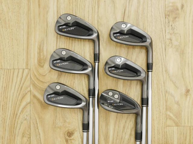 Iron set : Epon : ชุดเหล็ก EPON EF-02I Forged (ออกปี 2022 ใบใหญ่ ตีง่าย ไกล) มีเหล็ก 6-Pw,Aw (6 ชิ้น) ก้านเหล็ก NS Pro Modus 105 Flex R