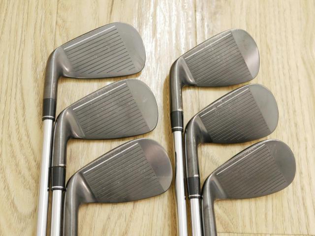 Iron set : Epon : ชุดเหล็ก EPON EF-02I Forged (ออกปี 2022 ใบใหญ่ ตีง่าย ไกล) มีเหล็ก 6-Pw,Aw (6 ชิ้น) ก้านเหล็ก NS Pro Modus 105 Flex R