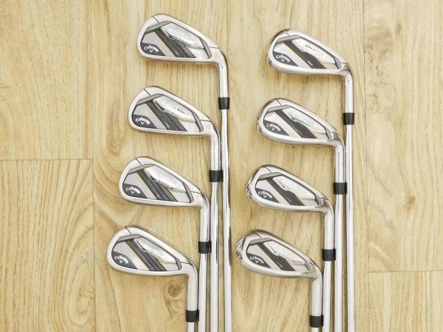 Iron set : Callaway : ชุดเหล็ก Callaway Mavrik MAX (ออกปี 2020 ตีง่าย ไกลมากๆ) มีเหล็ก 5-Pw,Aw,Sw (8 ชิ้น) ก้านเหล็ก NS Pro Zelos 7 Flex S