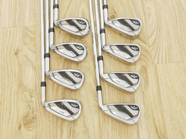 Iron set : Callaway : ชุดเหล็ก Callaway Mavrik MAX (ออกปี 2020 ตีง่าย ไกลมากๆ) มีเหล็ก 5-Pw,Aw,Sw (8 ชิ้น) ก้านเหล็ก NS Pro Zelos 7 Flex S