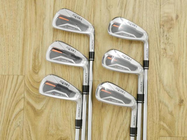 Iron set : Honma : **ของใหม่ ยังไม่แกะพลาสติก** ชุดเหล็ก Honma Tour World TW747P (รุ่นปี 2019) มีเหล็ก 5-10 (6 ชิ้น) ก้านเหล็ก NS Pro 950 Flex S