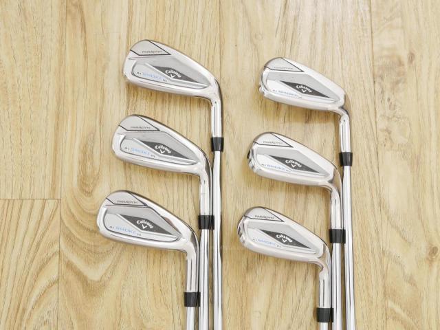 Iron set : Callaway : ชุดเหล็ก Callaway Paradym Ai Smoke HL (รุ่นล่าสุด ออกปี 2024 ตีง่ายมาก ไกล Japan Spec.) มีเหล็ก 6-Pw,Aw (6 ชิ้น) ก้านเหล็ก NS Pro 950 NEO Flex S