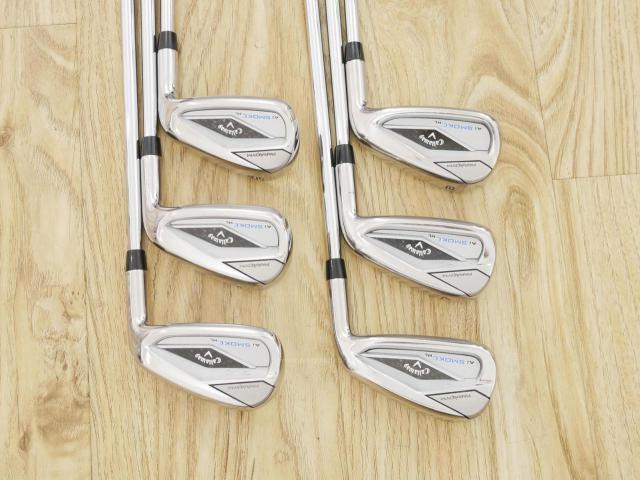 Iron set : Callaway : ชุดเหล็ก Callaway Paradym Ai Smoke HL (รุ่นล่าสุด ออกปี 2024 ตีง่ายมาก ไกล Japan Spec.) มีเหล็ก 6-Pw,Aw (6 ชิ้น) ก้านเหล็ก NS Pro 950 NEO Flex S