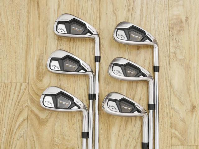 Iron set : Callaway : ชุดเหล็ก Callaway Rogue ST Max OS (ออกปี 2022 ตีง่ายสุดๆ ไกลสุดๆ) มีเหล็ก 6-Pw,Aw (6 ชิ้น) ก้านเหล็ก NS Pro ZELOS 7 Flex S