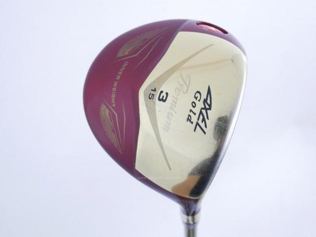 Fairway Wood : Tsuruya : หัวไม้ 3 Tsuruya AXEL Gold Premium IV (รุ่นปี 2021 ตัวท๊อป ของใหม่ 2 หมื่นกว่า) Loft 15 Flex S