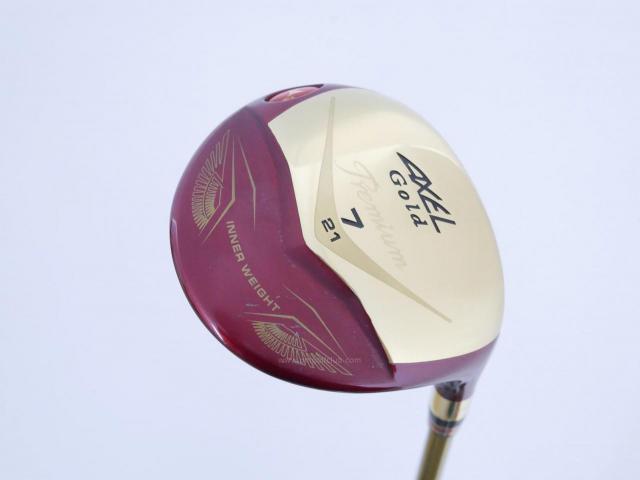 Fairway Wood : Tsuruya : หัวไม้ 7 Tsuruya AXEL Gold Premium IV (รุ่นปี 2021 ตัวท๊อป ของใหม่ 2 หมื่นกว่า) Loft 21 Flex R