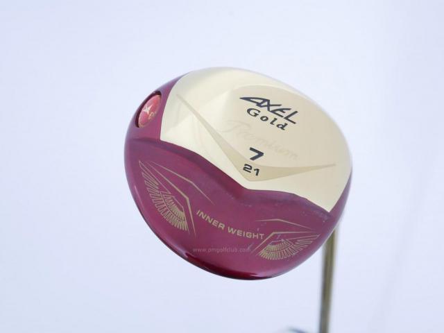 Fairway Wood : Tsuruya : หัวไม้ 7 Tsuruya AXEL Gold Premium IV (รุ่นปี 2021 ตัวท๊อป ของใหม่ 2 หมื่นกว่า) Loft 21 Flex R