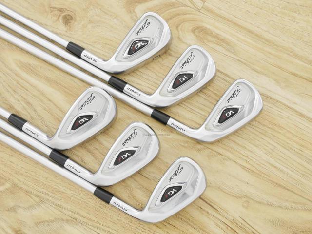 Iron set : Titleist : ชุดเหล็ก Titleist VG3 Forged (ปี 2017 Japan Spec. นุ่มแน่น) มีเหล็ก 5-Pw (6 ชิ้น) ก้านกราไฟต์ Mitsubishi Rayon VGI Flex R