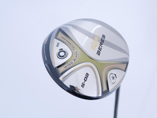 Driver : Honma : ไดรเวอร์ Honma Beres S-02 (460cc.) Loft 10 ก้าน ARMRQ 6 (49) Flex R (2 ดาว)