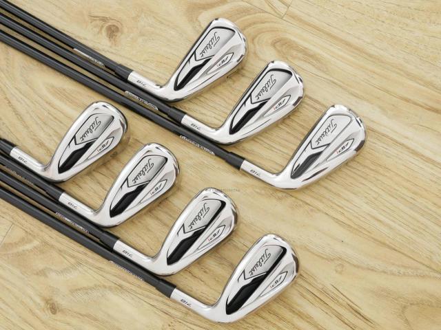 Iron set : Titleist : ชุดเหล็ก Titleist AP1 718 (ออกปี 2018) มีเหล็ก 5-Pw,48 (7 ชิ้น) ก้านกราไฟต์ Mitsubishi TENSEI AMC IR Flex R