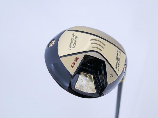 Fairway Wood : Kamui : หัวไม้ 3 Kamuiworks KM-300 (หน้าเด้ง มีสปริงข้างใน หายากมาก) Loft 15 ก้าน Fujikura Double Kick Flex R