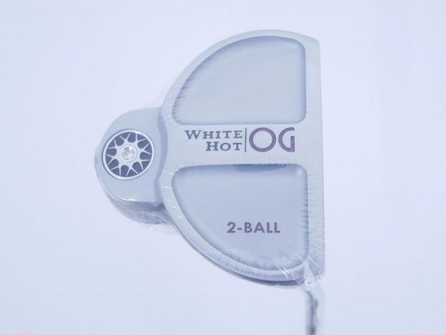 Putter : All : **ของใหม่ ยังไม่แกะพลาสติก** พัตเตอร์ Odyssey White Hot OG 2-Ball ยาว 34 นิ้ว