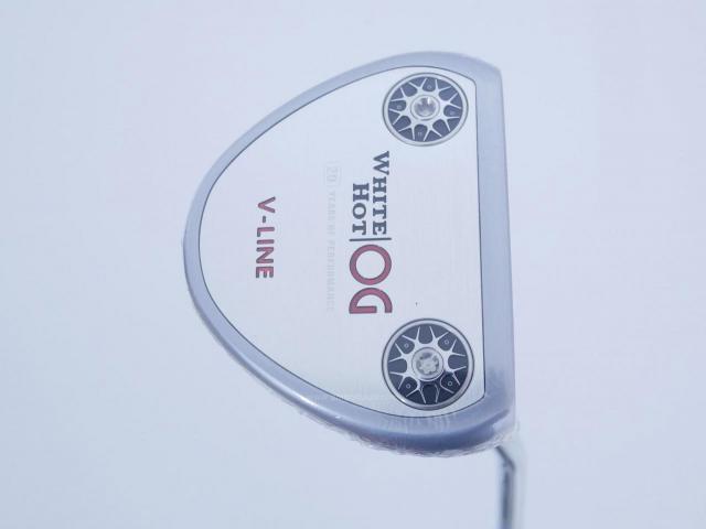 Putter : All : **ของใหม่ ยังไม่แกะพลาสติก** พัตเตอร์ Odyssey White Hot OG V-Line ก้าน Stroke LAB ยาว 34 นิ้ว