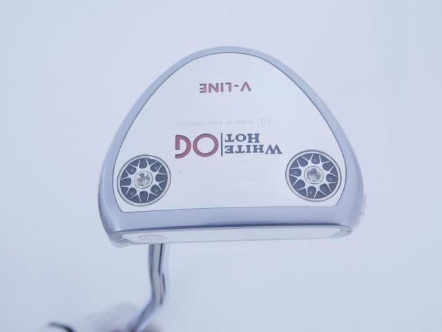 Putter : All : **ของใหม่ ยังไม่แกะพลาสติก** พัตเตอร์ Odyssey White Hot OG V-Line ก้าน Stroke LAB ยาว 34 นิ้ว