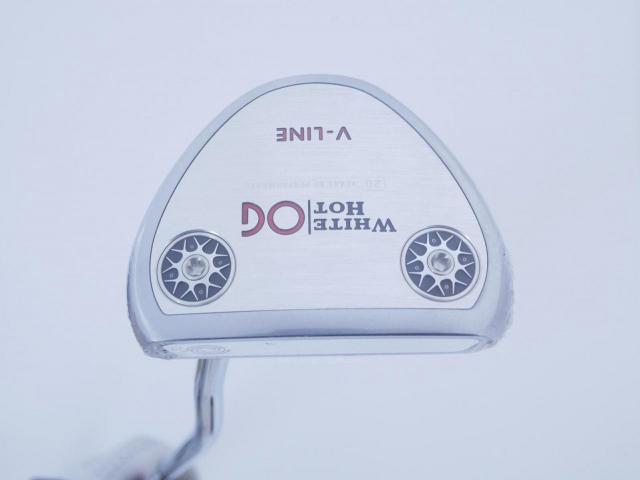 Putter : All : **ของใหม่ ยังไม่แกะพลาสติก** พัตเตอร์ Odyssey White Hot OG V-Line ก้าน Stroke LAB ยาว 33 นิ้ว