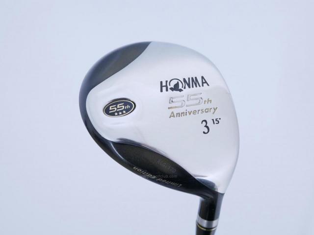 Fairway Wood : Honma : **ก้าน 3 ดาว** หัวไม้ 3 Honma 55th Anniversary (หายากมาก) Loft 15 ก้าน ARMRQ Flex R (3 ดาว)