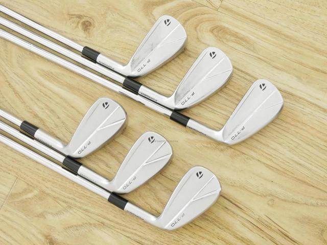 Iron set : Taylormade : ชุดเหล็ก Taylormade P770 Forged (รุ่นล่าสุด ปี 2023 นุ่ม แน่น)  มีเหล็ก 5-Pw (6 ชิ้น) ก้านเหล็ก Dynamic Gold EX Weight Lock Tour Issue S200