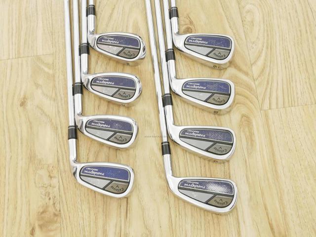 Iron set : Callaway : ชุดเหล็ก Callaway Paradym Max Fast Forged (รุ่นปี 2023 ตีง่ายสุด ไกลสุดของ Callaway Japan Spec.) มีเหล็ก 6-Pw,Aw,50,56 (8 ชิ้น) ก้านเหล็ก NS Pro ZELOS 7 Flex S