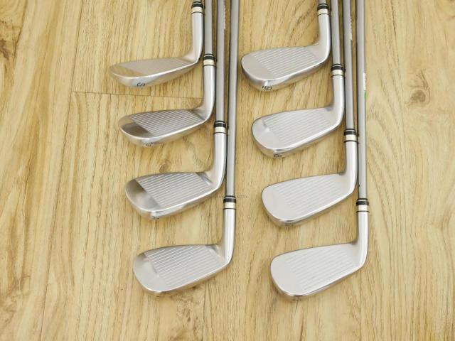 Iron set : PRGR : ชุดเหล็ก PRGR Egg PF Forged (รุ่นปี 2019 ตีง่ายและไกลมากๆ โกงสุดๆ) มีเหล็ก 6-Pw,Aw,As,Sw (8 ชิ้น) ก้านกราไฟต์ M-40 Flex SR