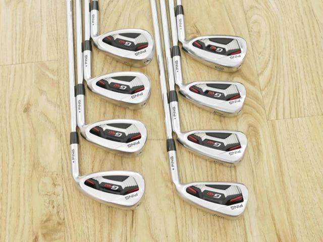 Iron set : Ping : ชุดเหล็ก Ping G410 (รุ่นปี 2019 Japan Spec. ใบใหญ่ ง่าย ไกล) มีเหล็ก 5-Pw,Aw,Sw (8 ชิ้น) ก้านเหล็ก NS Pro Modus 105 Flex R